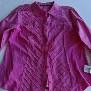 Pink Button-Up Shirt